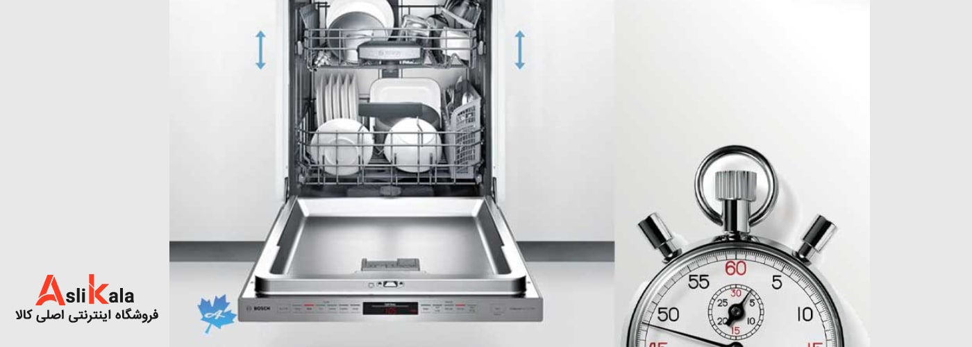 قابلیت تاخیر در شستشو در ماشین ظرفشویی بوش مدل SMS46NW01B