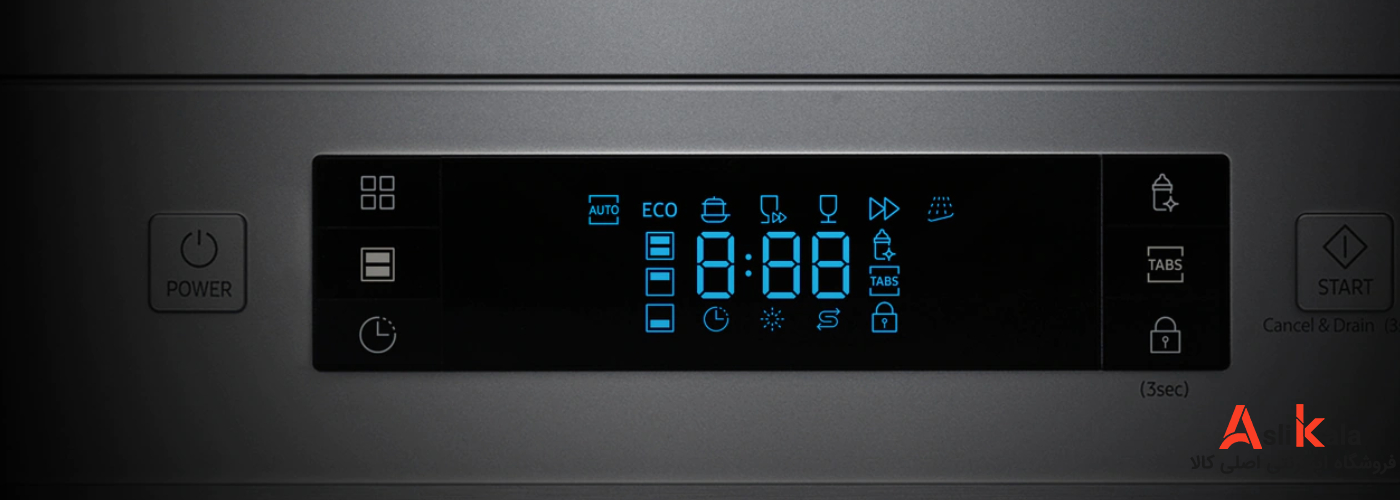 طراحی عالی و شیک ماشین ظرفشویی 14 نفره سامسونگ مدل DW60M5070FS