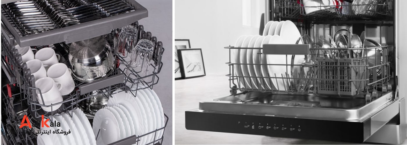 طراحی داخلی ماشین ظرفشویی ویرپول 14 نفره مدل WFC3C23PFX