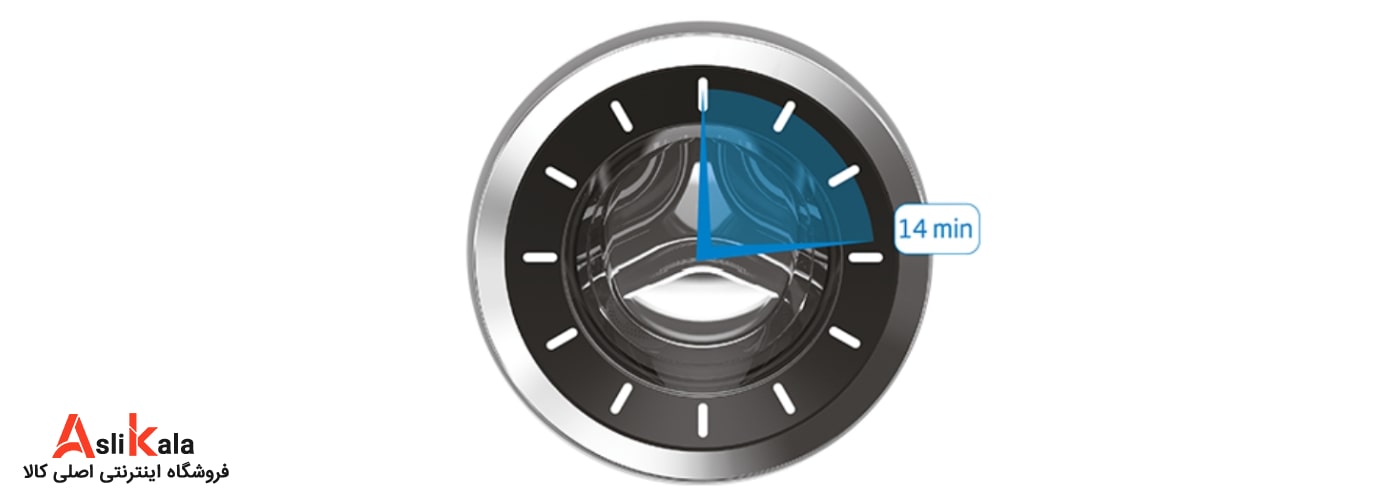 شستشو در 14 دقیقه در لباسشویی های بکو